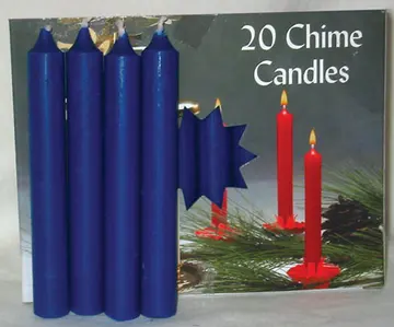 Dark Blue Chime Candle Pack
