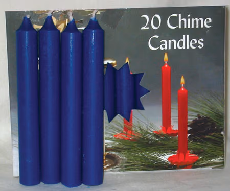 Dark Blue Chime Candle Pack