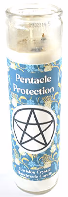 Pentacle Protection Jar Candle