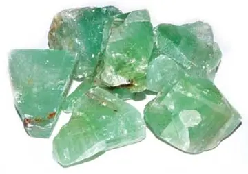 Green Calcite Stone Bag