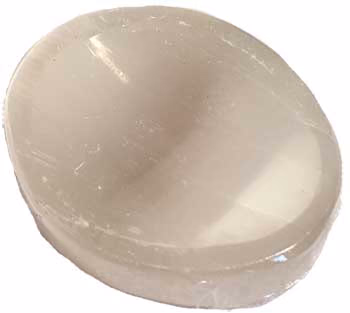 Selenite Worry Stone
