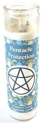 Pentacle Protection Jar Candle