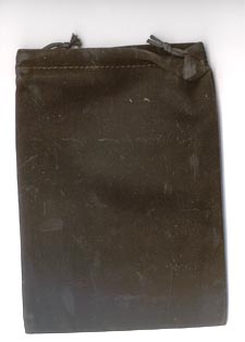 Black Velveteen Ritual Bag